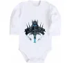 Дитячий бодік Lich king Білий фото