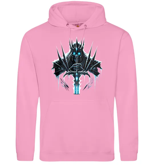 Женская толстовка (худи) Lich king Розовый фото