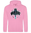 Женская толстовка (худи) Lich king Розовый фото