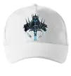Кепка Lich king Білий фото