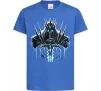 Детская футболка Lich king Ярко-синий фото