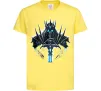 Детская футболка Lich king Лимонный фото