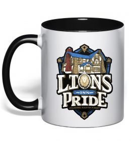 Чашка з кольоровою ручкою Warcraft lions Pride