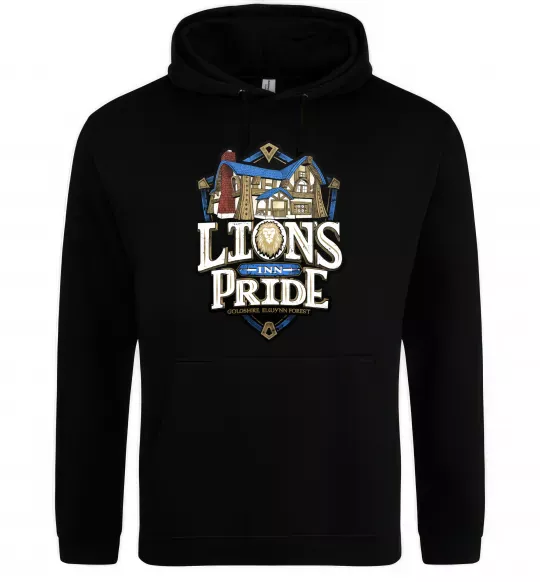 Чоловіча толстовка (худі) Warcraft lions Pride Чорний фото