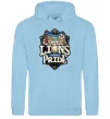 Мужская толстовка (худи) Warcraft lions Pride Голубой фото