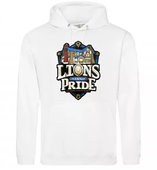 Жіноча толстовка (худі) Warcraft lions Pride Білий фото