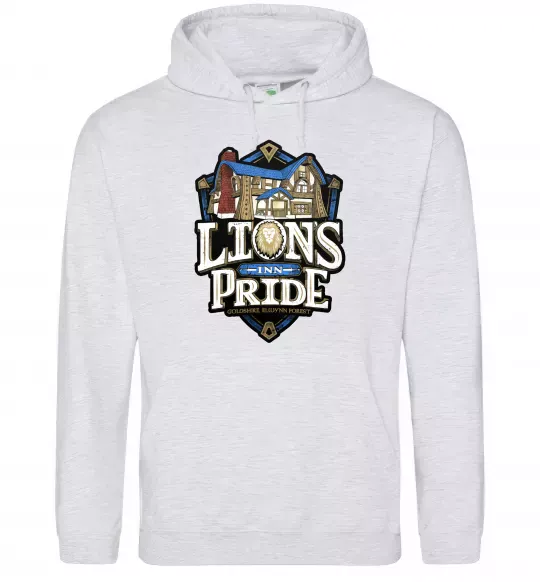 Жіноча толстовка (худі) Warcraft lions Pride Сірий меланж фото