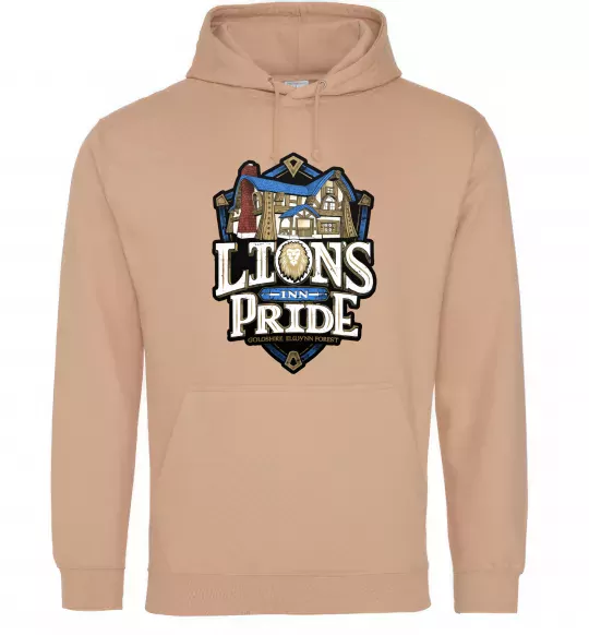 Жіноча толстовка (худі) Warcraft lions Pride Пісочний фото