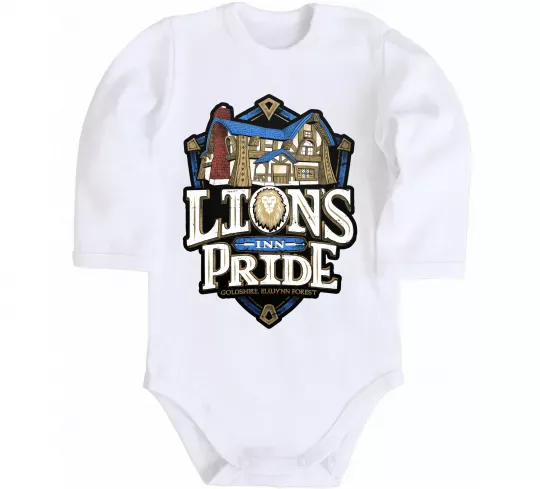 Дитячий бодік Warcraft lions Pride Білий фото