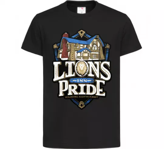 Дитяча футболка Warcraft lions Pride Чорний фото