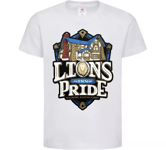 Дитяча футболка Warcraft lions Pride Білий фото