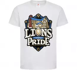Детская футболка Warcraft lions Pride Белый фото