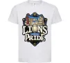 Дитяча футболка Warcraft lions Pride Білий фото
