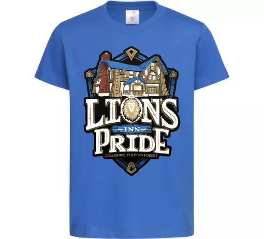 Дитяча футболка Warcraft lions Pride Яскраво-синій фото