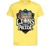 Дитяча футболка Warcraft lions Pride Лимонний фото