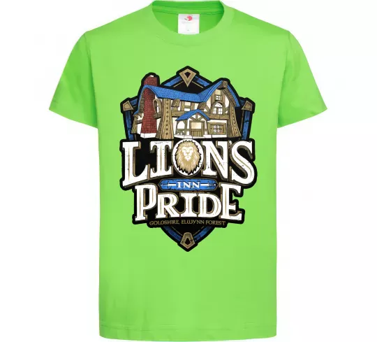 Дитяча футболка Warcraft lions Pride Лаймовий фото