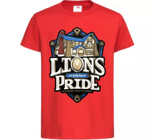 Дитяча футболка Warcraft lions Pride Червоний фото