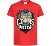 Дитяча футболка Warcraft lions Pride Червоний фото
