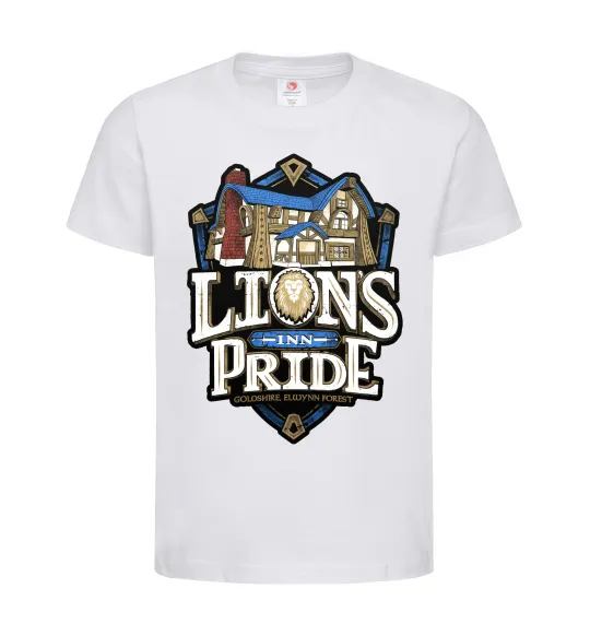 Дитяча футболка Warcraft lions Pride Білий фото