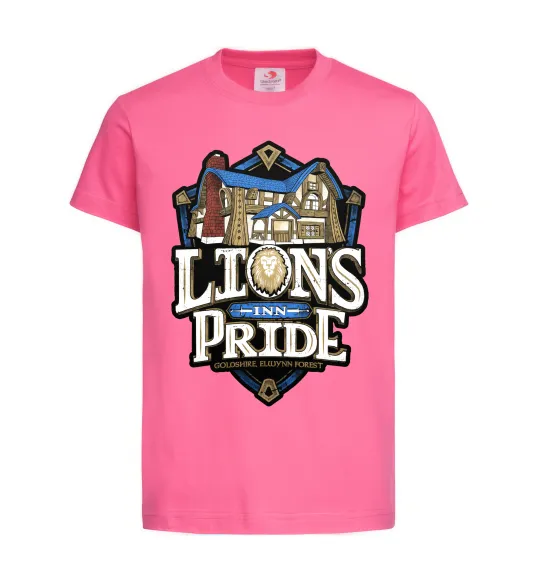 Дитяча футболка Warcraft lions Pride Яскраво-рожевий фото