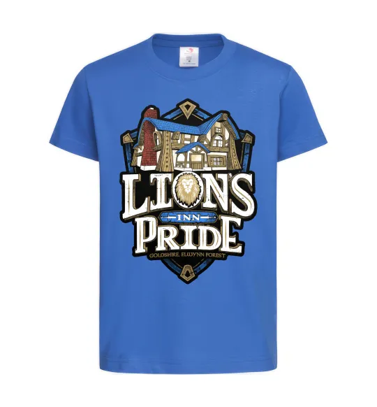 Дитяча футболка Warcraft lions Pride Яскраво-синій фото