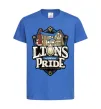 Дитяча футболка Warcraft lions Pride Яскраво-синій фото