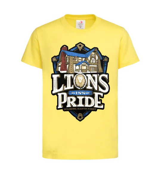 Дитяча футболка Warcraft lions Pride Лимонний фото