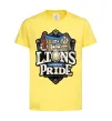 Дитяча футболка Warcraft lions Pride Лимонний фото