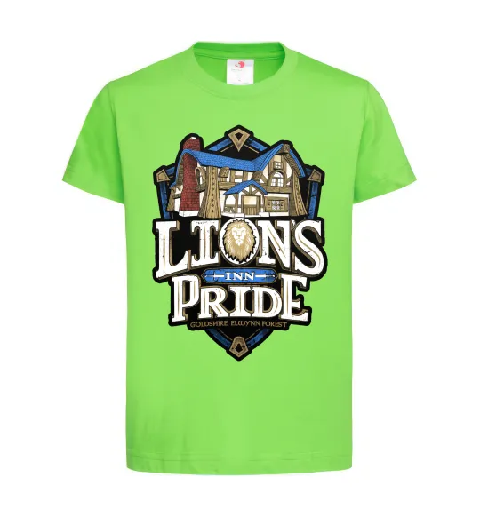 Дитяча футболка Warcraft lions Pride Лаймовий фото