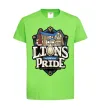 Дитяча футболка Warcraft lions Pride Лаймовий фото