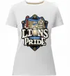 Женская премиум футболка Warcraft lions Pride Белый фото