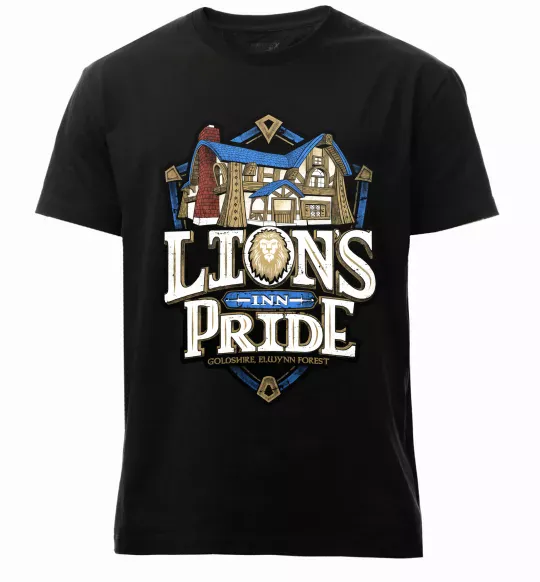Мужская премиум футболка Warcraft lions Pride Черный фото