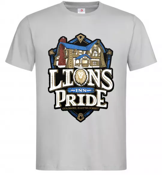 Мужская футболка Warcraft lions Pride Серый фото