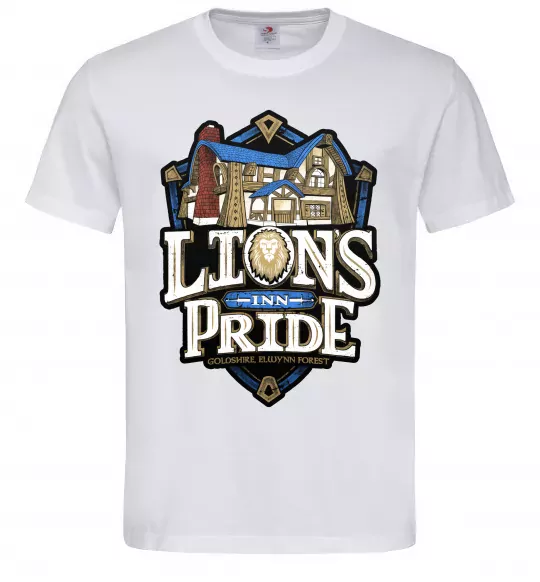 Мужская футболка Warcraft lions Pride Белый фото