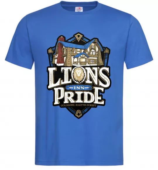 Мужская футболка Warcraft lions Pride Ярко-синий фото