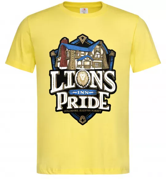 Мужская футболка Warcraft lions Pride Лимонный фото