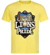 Мужская футболка Warcraft lions Pride Лимонный фото