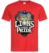 Мужская футболка Warcraft lions Pride Красный фото