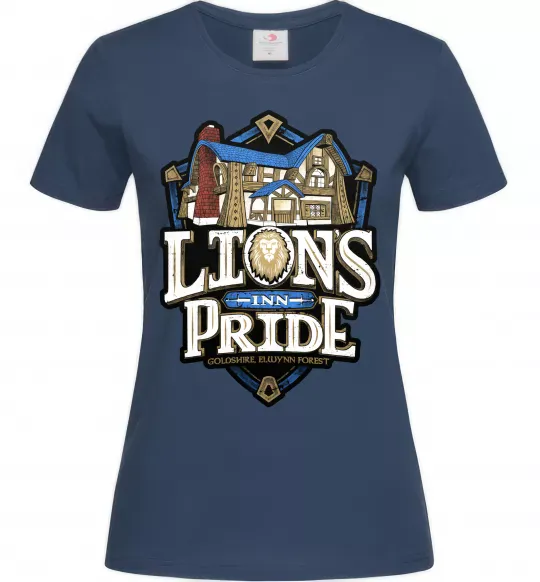 Женская футболка Warcraft lions Pride Темно-синий фото