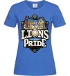 Женская футболка Warcraft lions Pride Ярко-синий фото