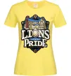 Женская футболка Warcraft lions Pride Лимонный фото