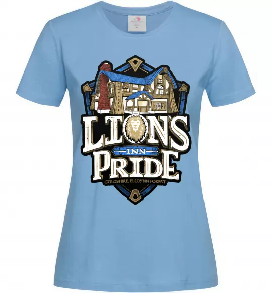 Женская футболка Warcraft lions Pride Голубой фото