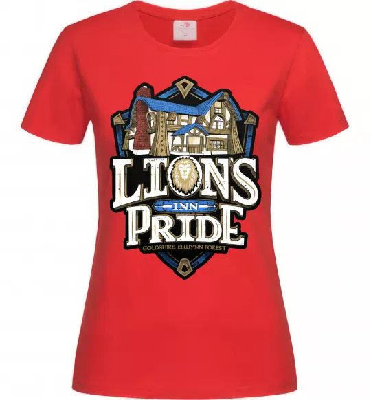 Женская футболка Warcraft lions Pride Красный фото