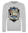 Свитшот Warcraft lions Pride Серый меланж фото