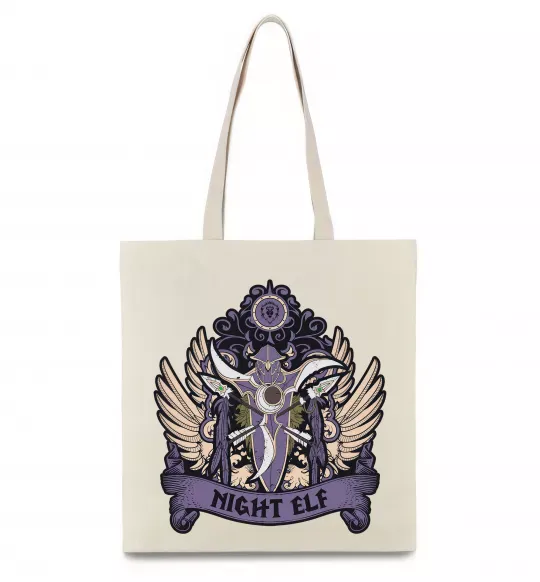 Еко-сумка Night Elf Бежевий фото