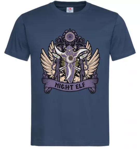 Чоловіча футболка Night Elf Темно-синій фото