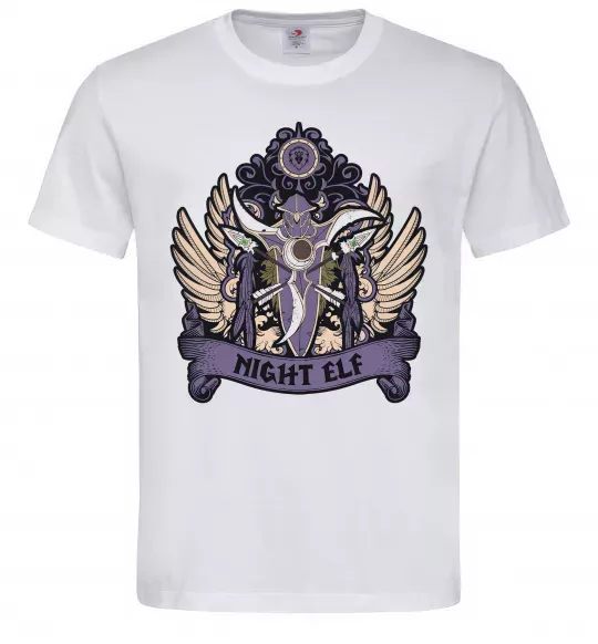 Чоловіча футболка Night Elf Білий фото