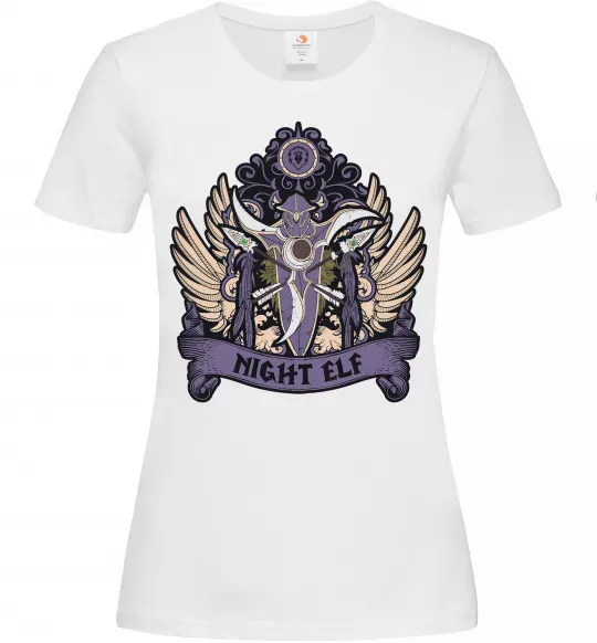 Женская футболка Night Elf Белый фото