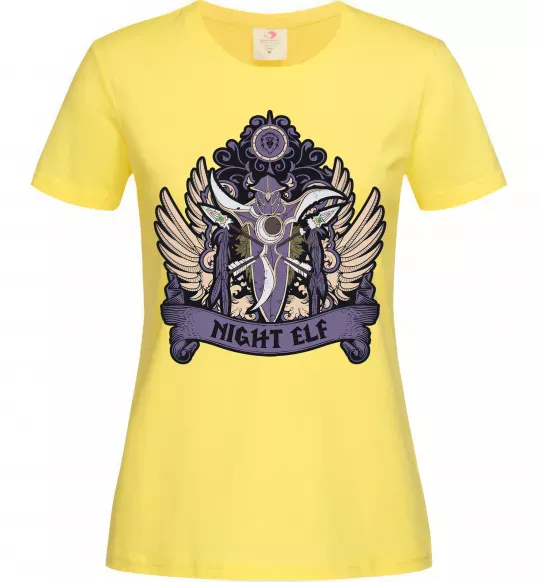 Женская футболка Night Elf Лимонный фото