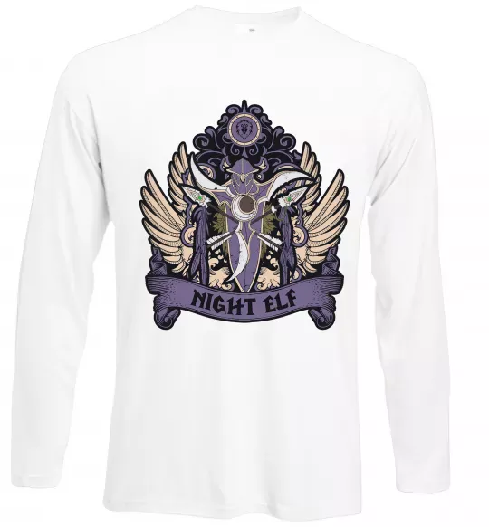 Лонгслів Night Elf Білий фото